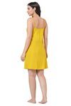 Inner Sense Organic Cotton Short Nightdress - Super Lemon — thumbnail 5